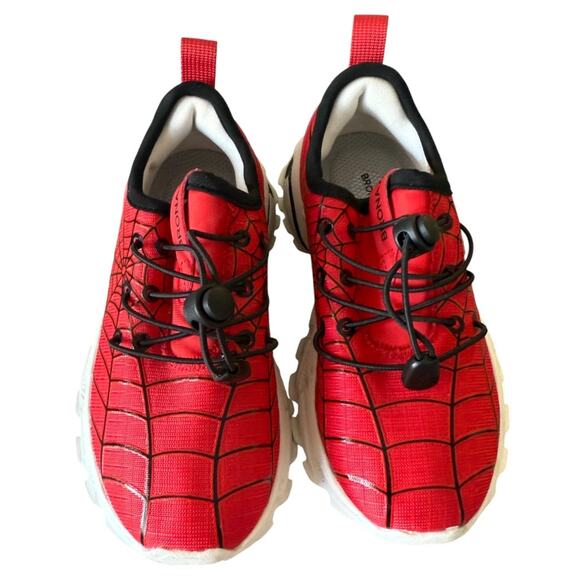 NWOT BRONAX Spider Man Inspired Slip On Lightweight Boys Sneakers-Size29 US 11.5 - Picture 2 of 8